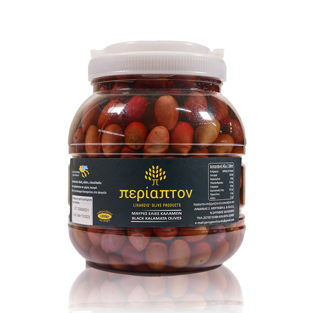 Μαύρες Ελιές Καλαμών 1300γρ.